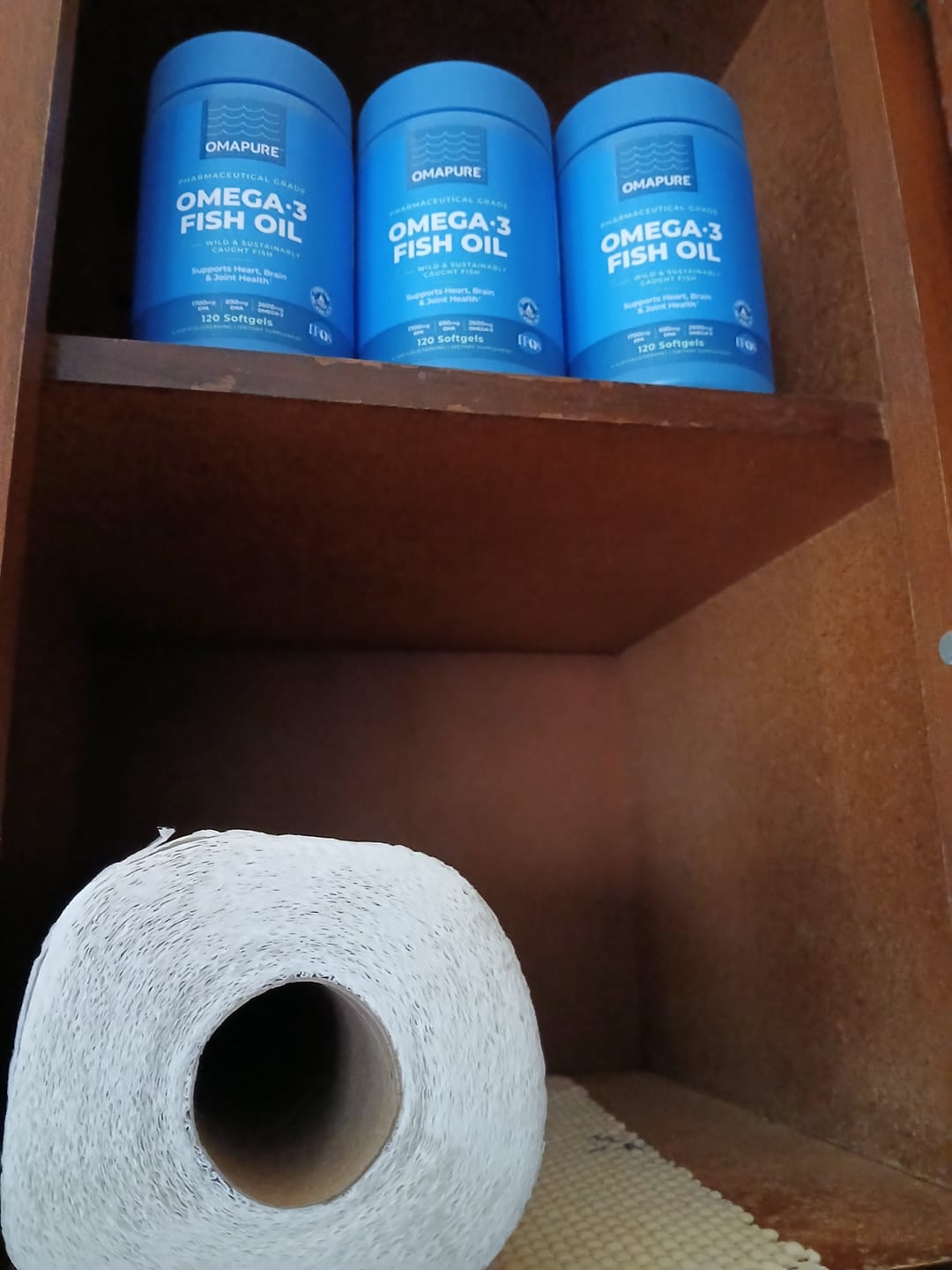 Customer photo review of OMAPURE Omega-3 Fish Oil