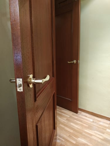 Customer photo review of Manilla dorado de mecanismo con condena y picaporte de 60/70