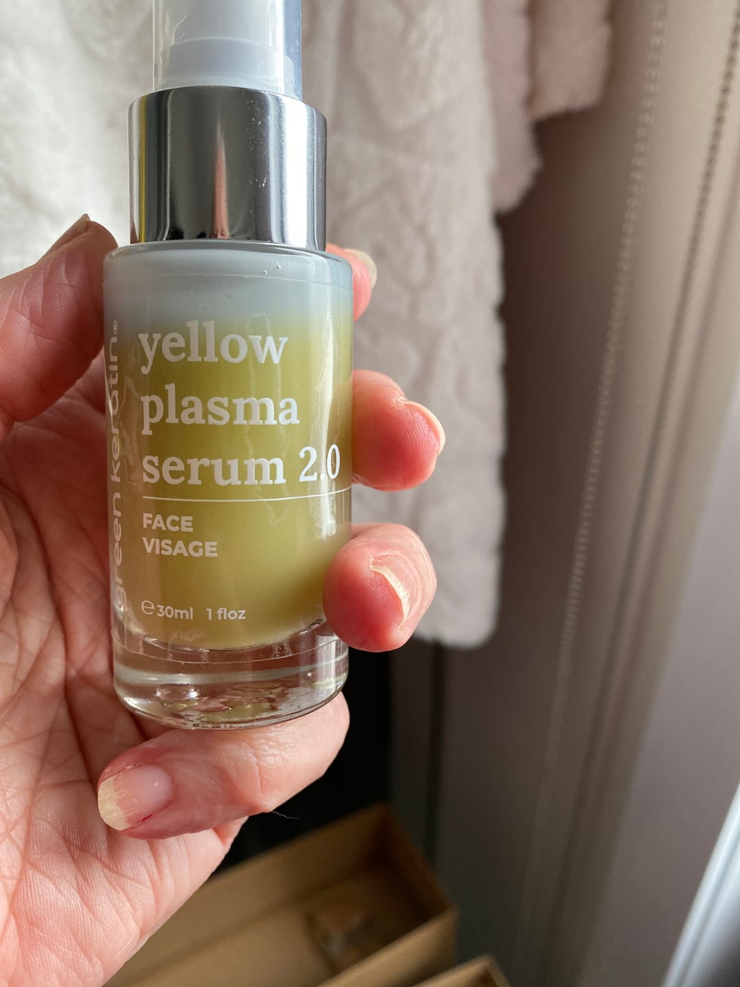 Customer photo review of Yellow Plasma 2.0 - Sérum pour le visage , 30ml