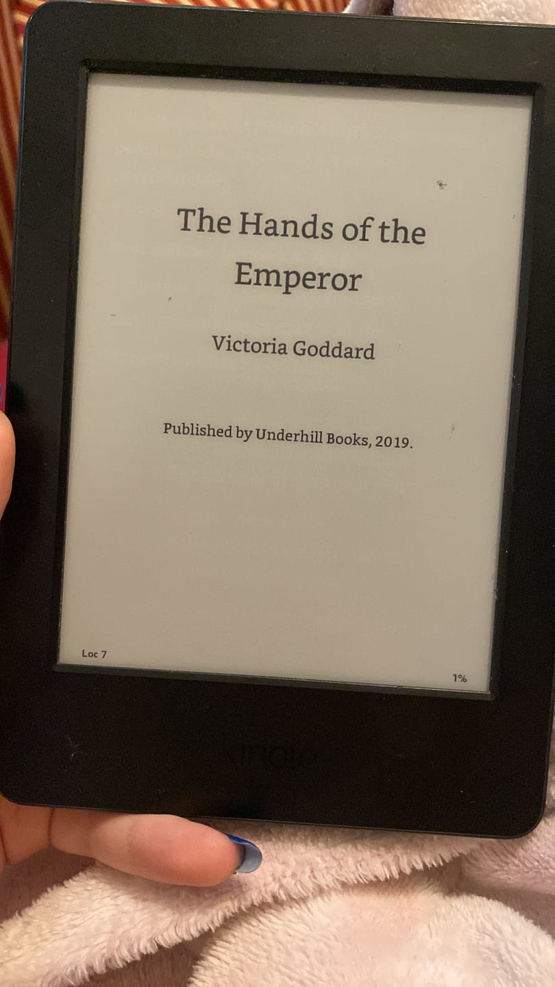Customer photo review of The Hands of the Emperor (EBOOK)