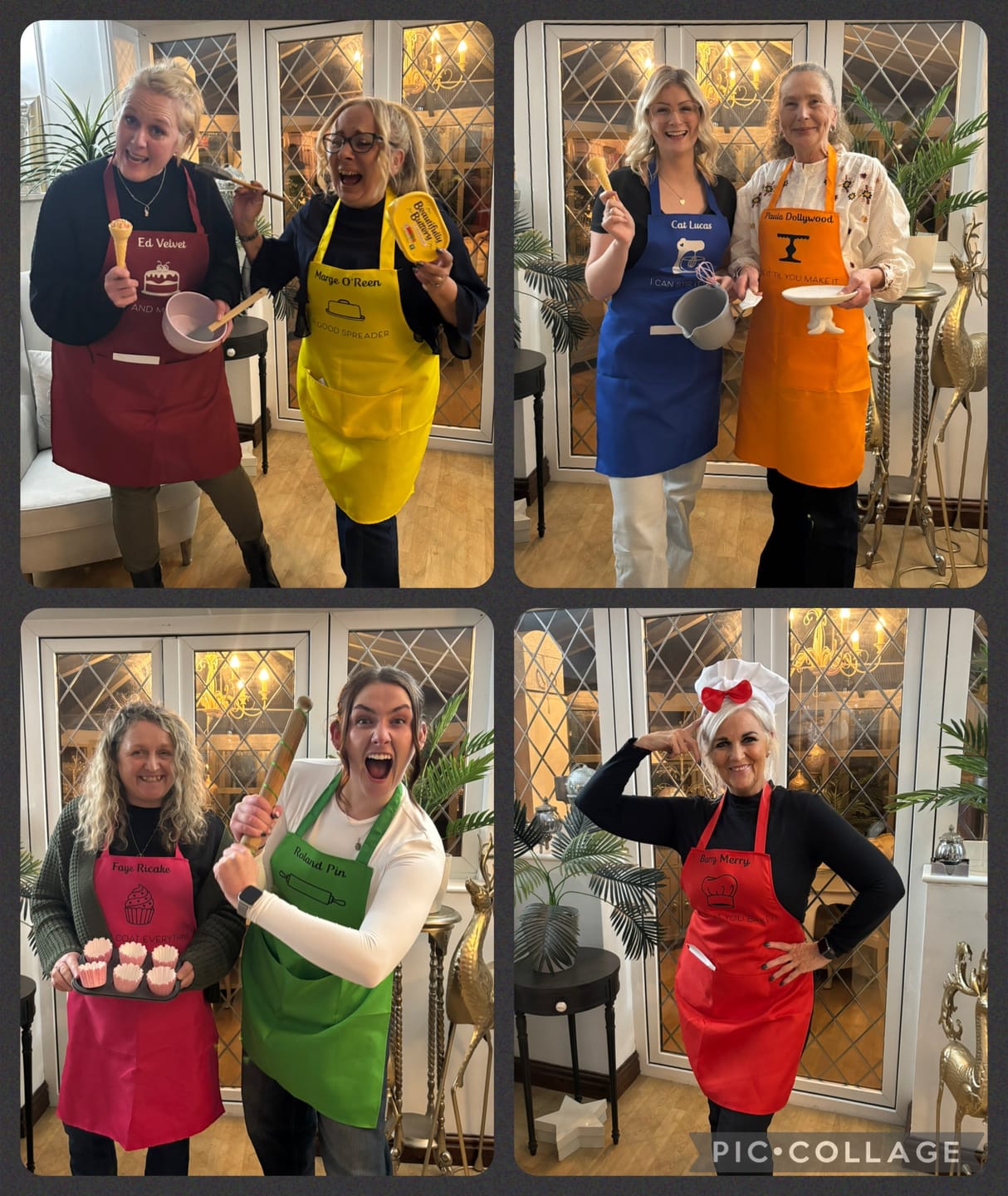 Customer photo review of Bake Off Themed Murder Mystery Game Kit