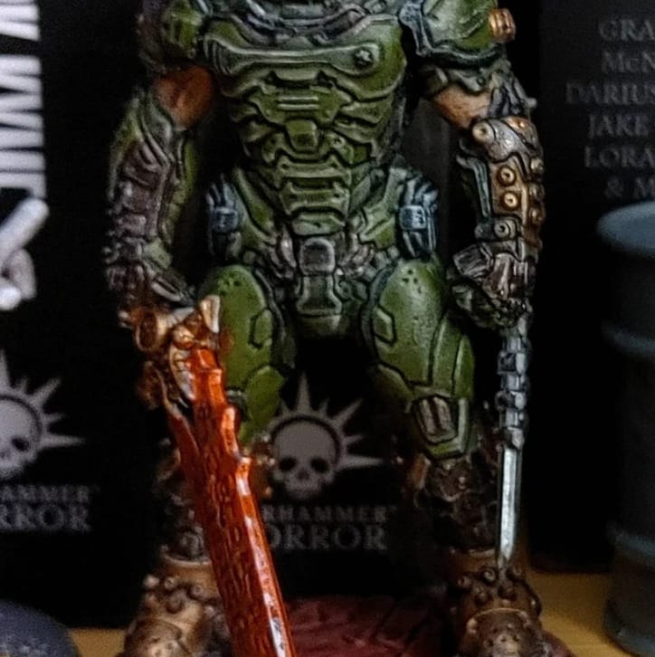 Customer photo review of Doom Guy