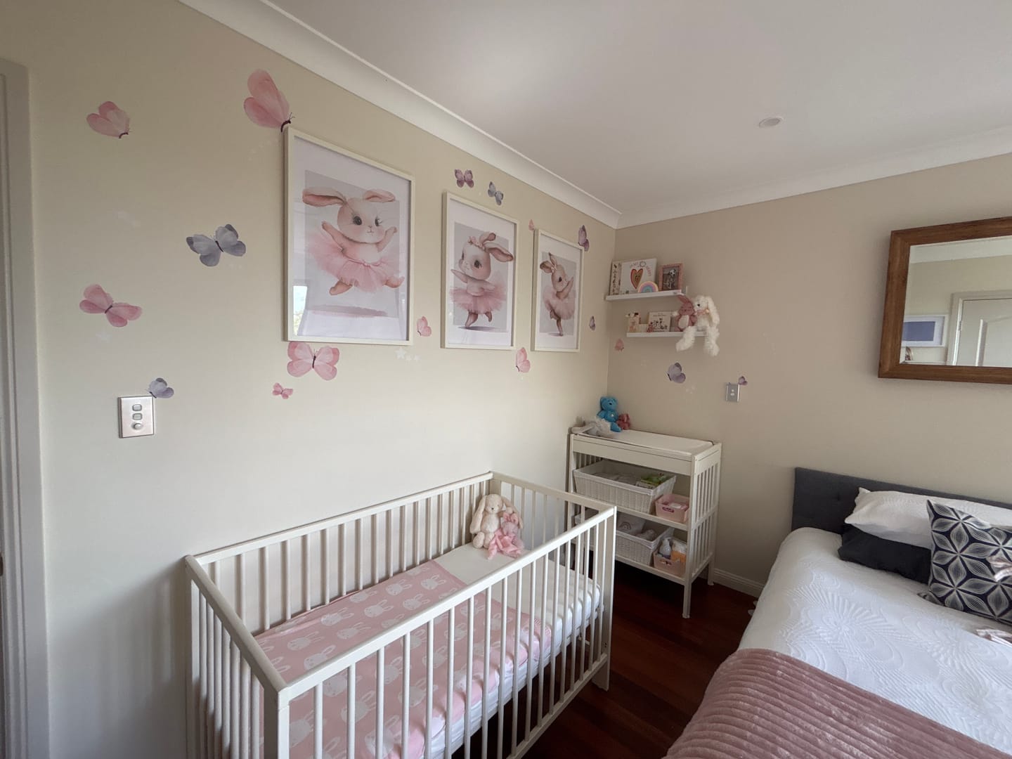 Customer photo review of extras sheet butterflies wall sticker