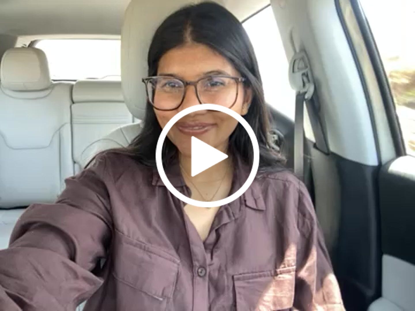 Customer video review of White Heart Necklace