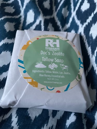 Customer photo review of Doc's Zeolite Tallow Soap