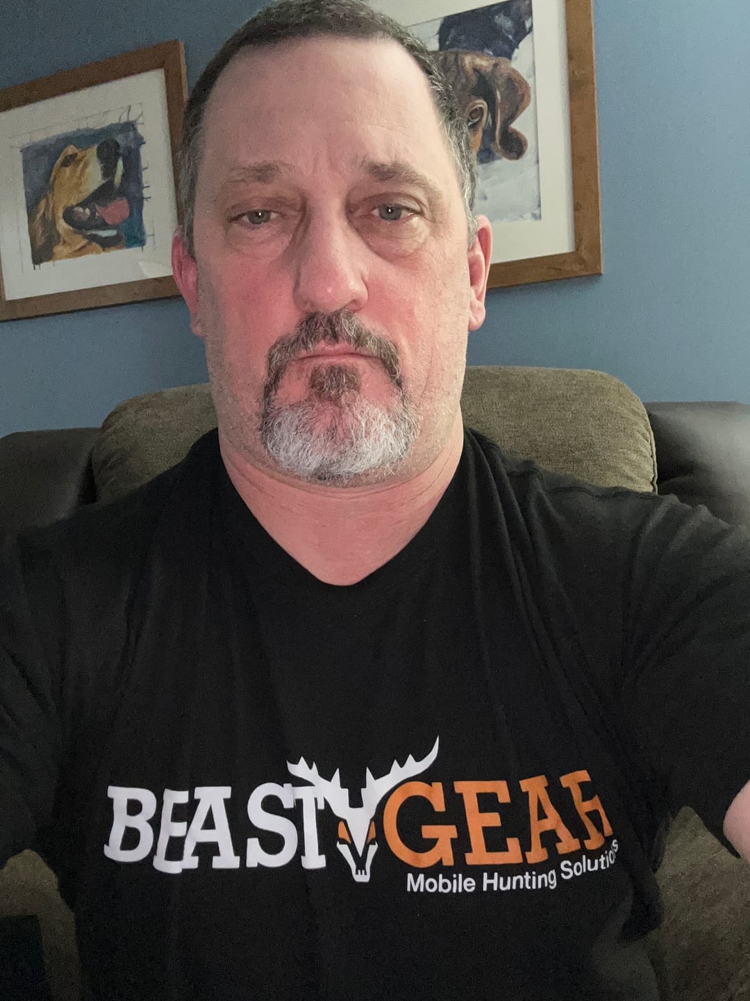 Customer photo review of BEAST GEAR GREEN SHIRT