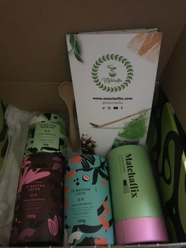 Customer photo review of Té Matcha Premium Cacao