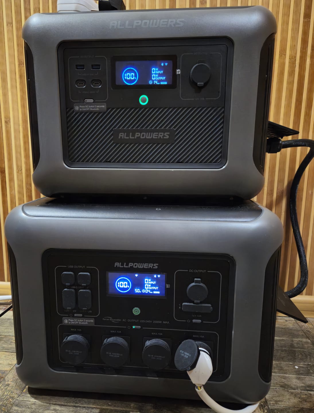 Customer photo review of ALLPOWERS B1000 Expansion Battery | 1152Wh