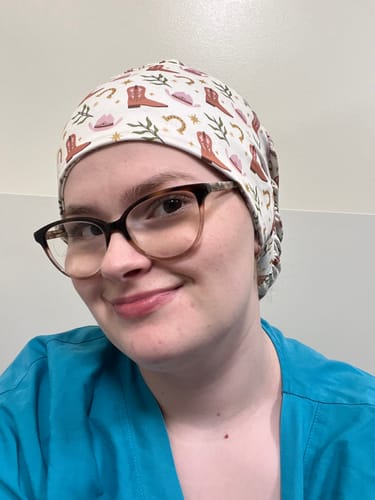 Customer photo review of Scrub Hat - Howdy