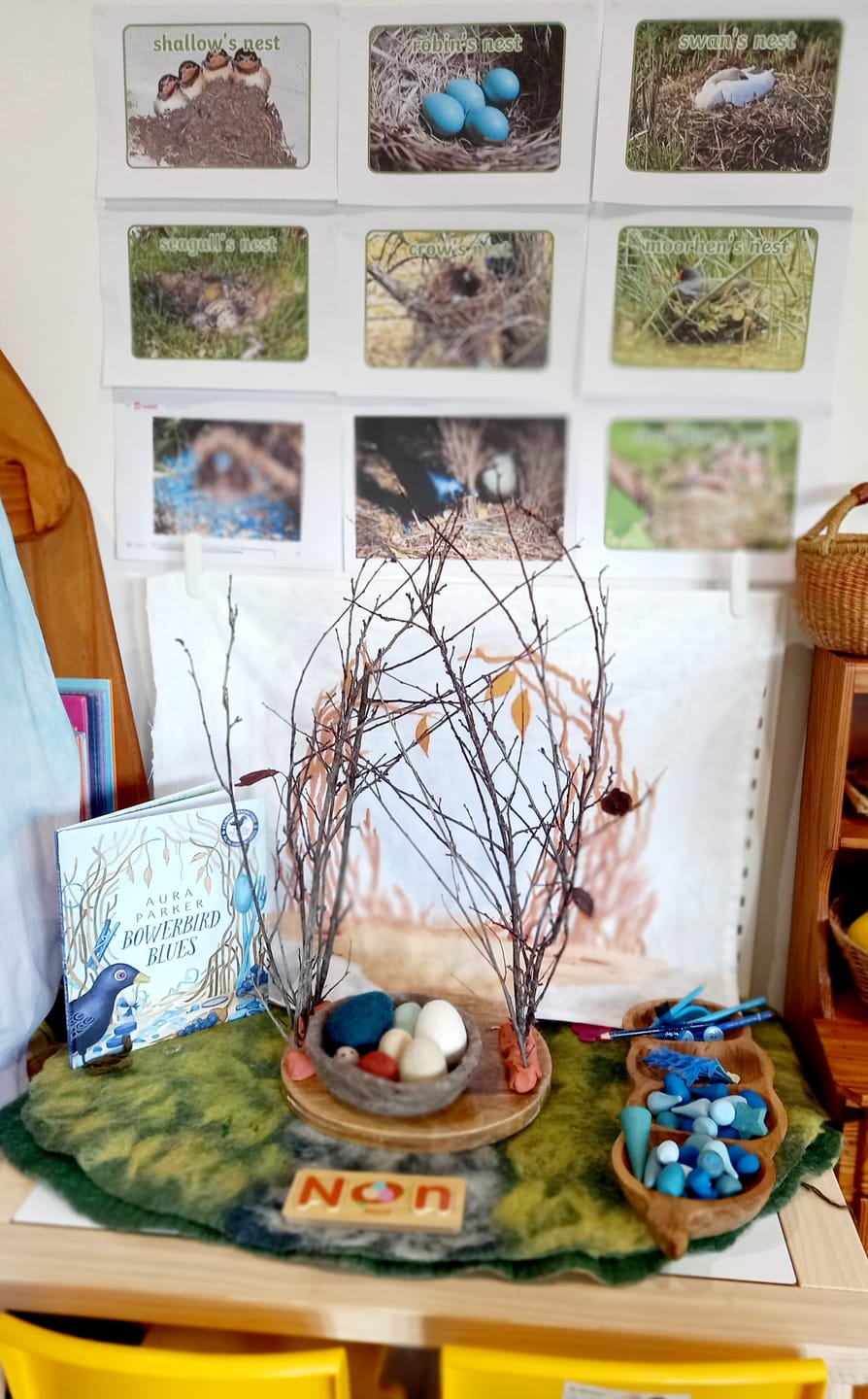 Customer photo review of Felt Birds Nest (Nest Only)