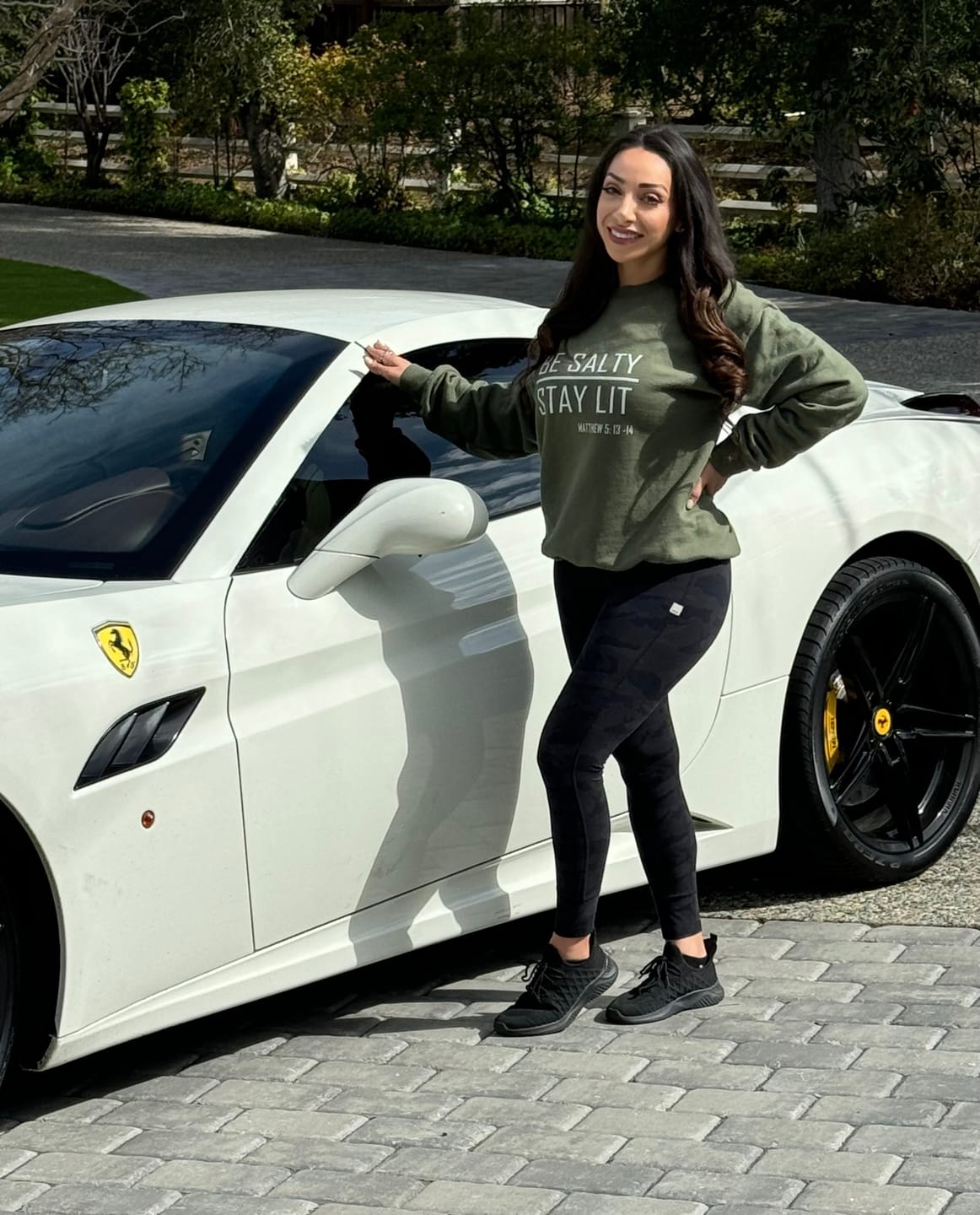 Customer photo review of Be Salty Stay Lit - Matthew 5:13-15 Unisex Christian Sweatshirt