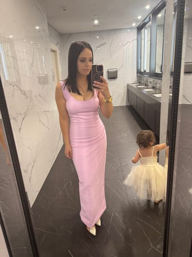 Customer photo review of Romy Pump Vinylite & Ivory Patent Leather