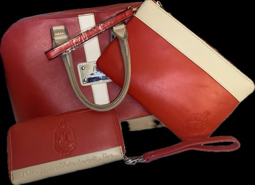 Customer photo review of Delta Houndstooth Track pants