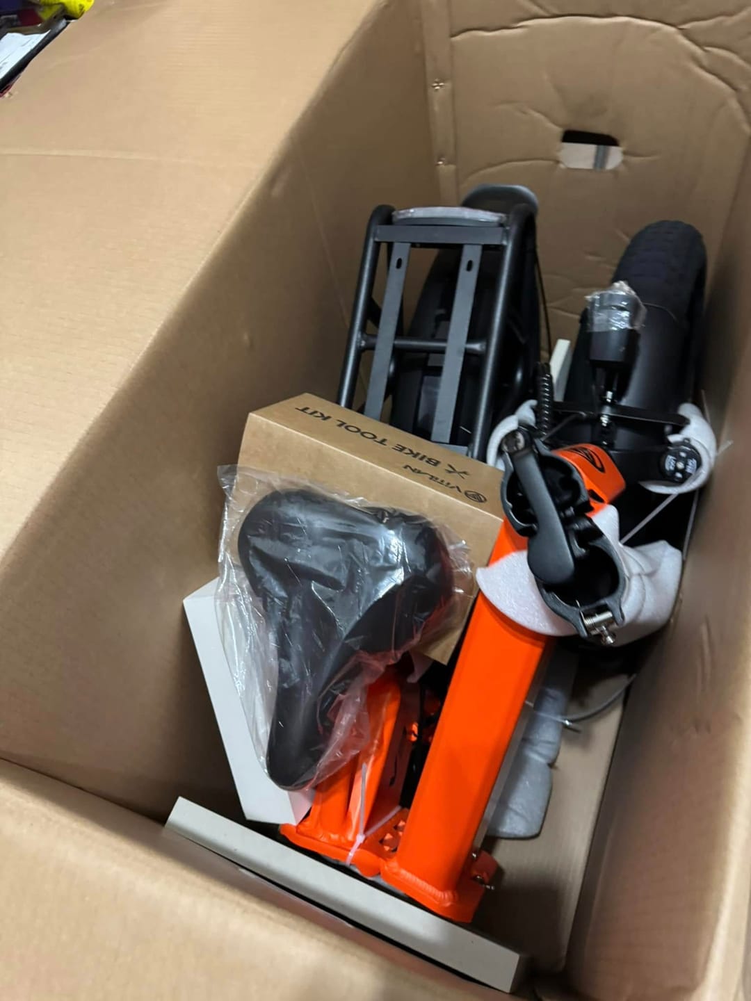 Customer photo review of V3 2.0 Folding Fat Tires Adult All Terrain Electric Bike