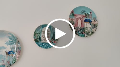 Customer video review of Moroccan Ornate Opulence decor plate
