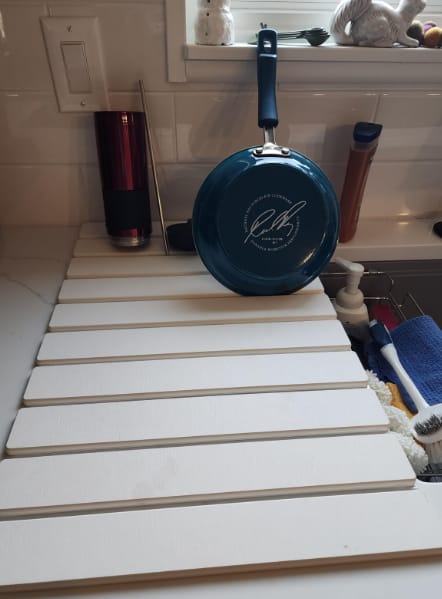 Customer photo review of Stone Dish Drying Mat