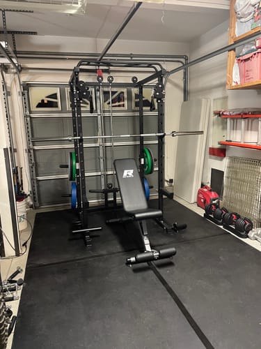Customer photo review of RitFit PPC03 Power Cage Home Gym Package with Adjustable Cable System