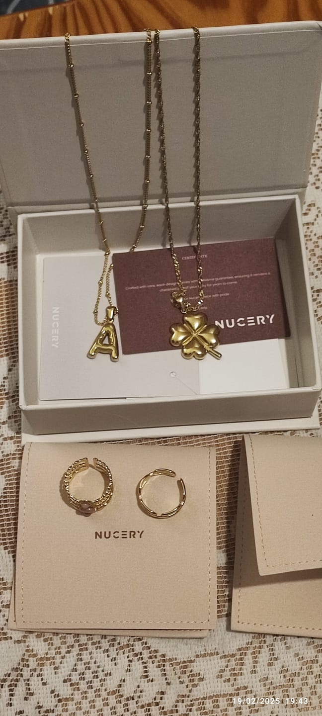 Customer photo review of Alphabet Necklace