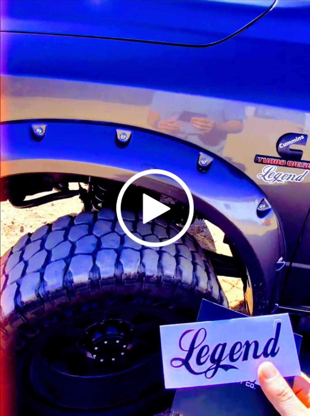 Customer video review of Legend Decal