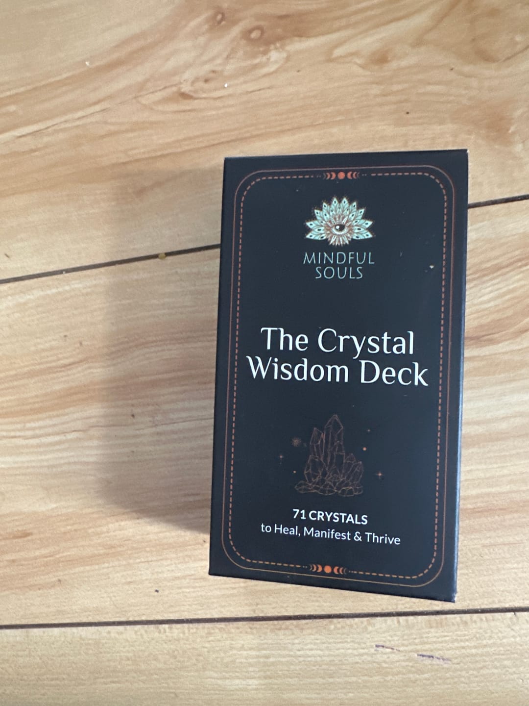 Customer photo review of The Crystal Wisdom Card Deck