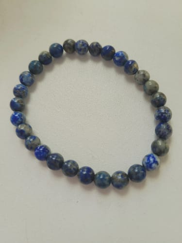 Customer photo review of Lapis Lazuli Beads Bracelet