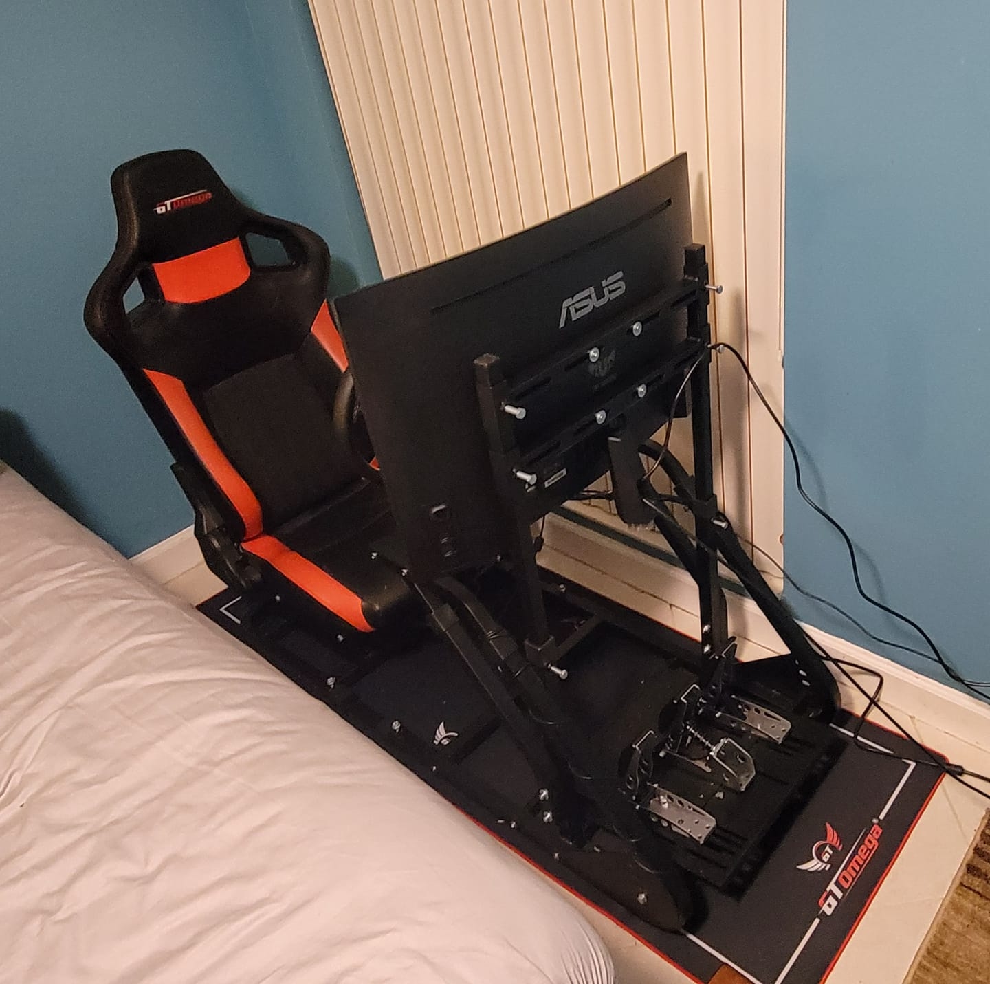 Customer photo review of Simulator Floor Mat