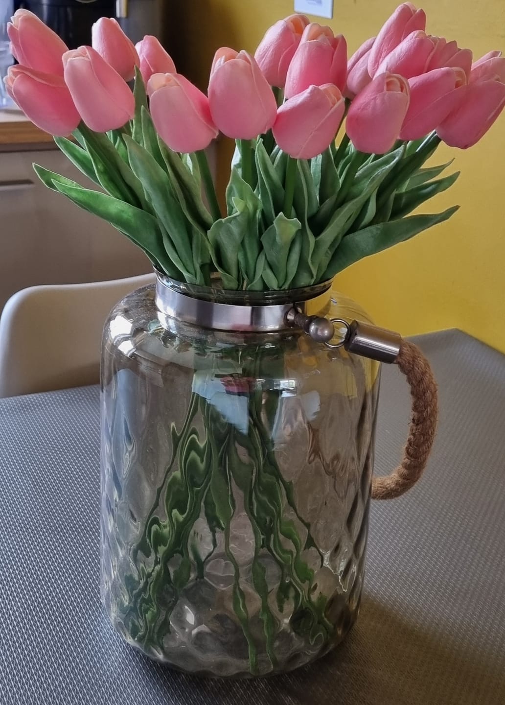 Customer photo review of Tulpen Boeket - Roze (25 stengels)