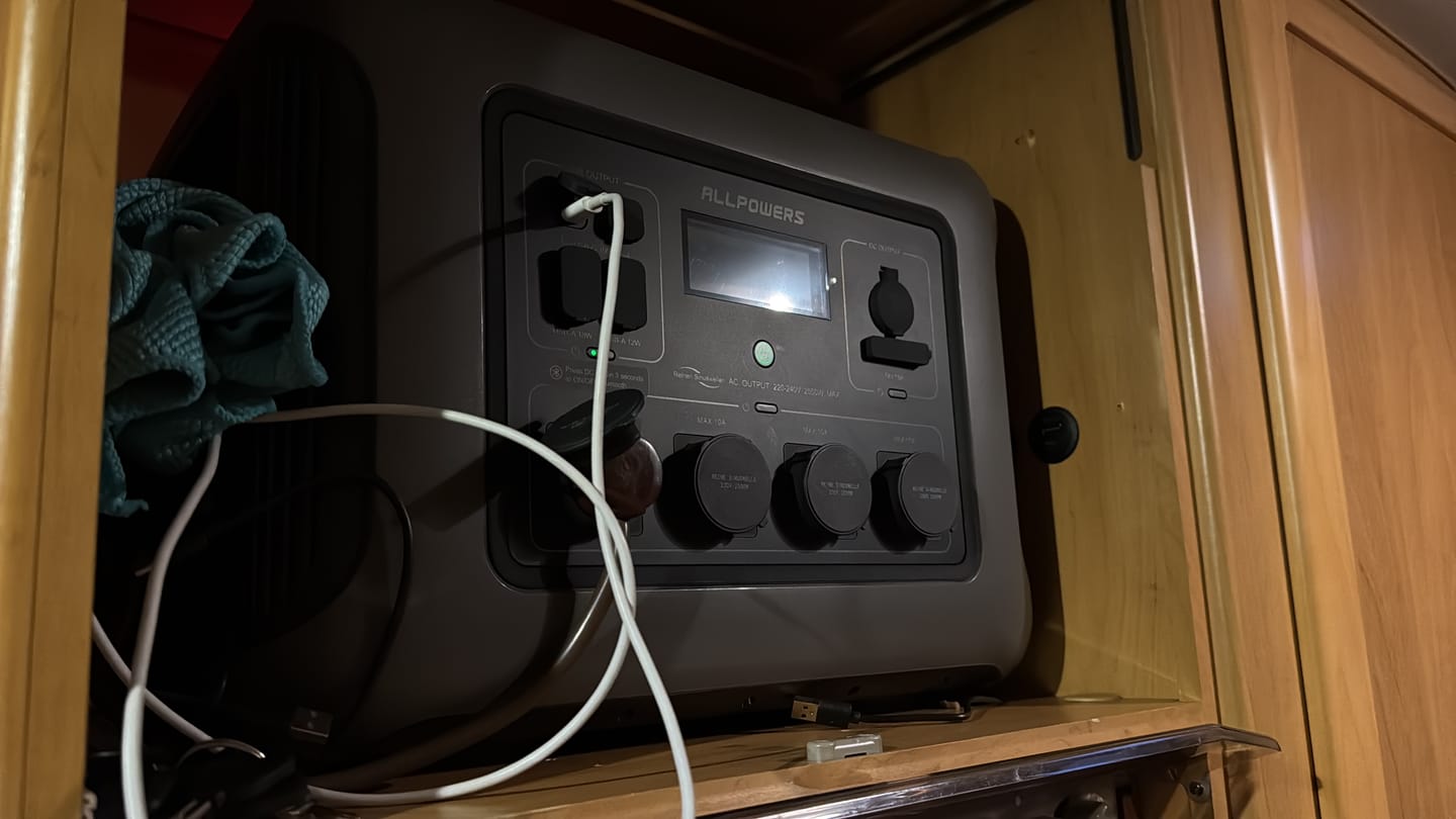 Customer photo review of ALLPOWERS R2500 Portable Power Station 2500W 2016Wh LiFeP04 Battery