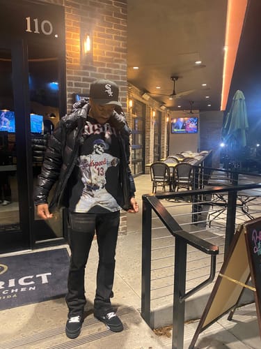 Customer photo review of Godspeed Strike Out L/S Tee Washed Black