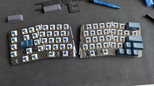 Customer photo review of HMX XINHAI LINEAR SWITCH FACTORY LUBED EDITION (10PCS)