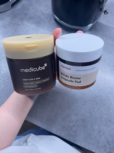 Customer photo review of Mitrinoši spilventiņi ar bifido kompleksu Manyo Bifida Biome Ampoule Pad