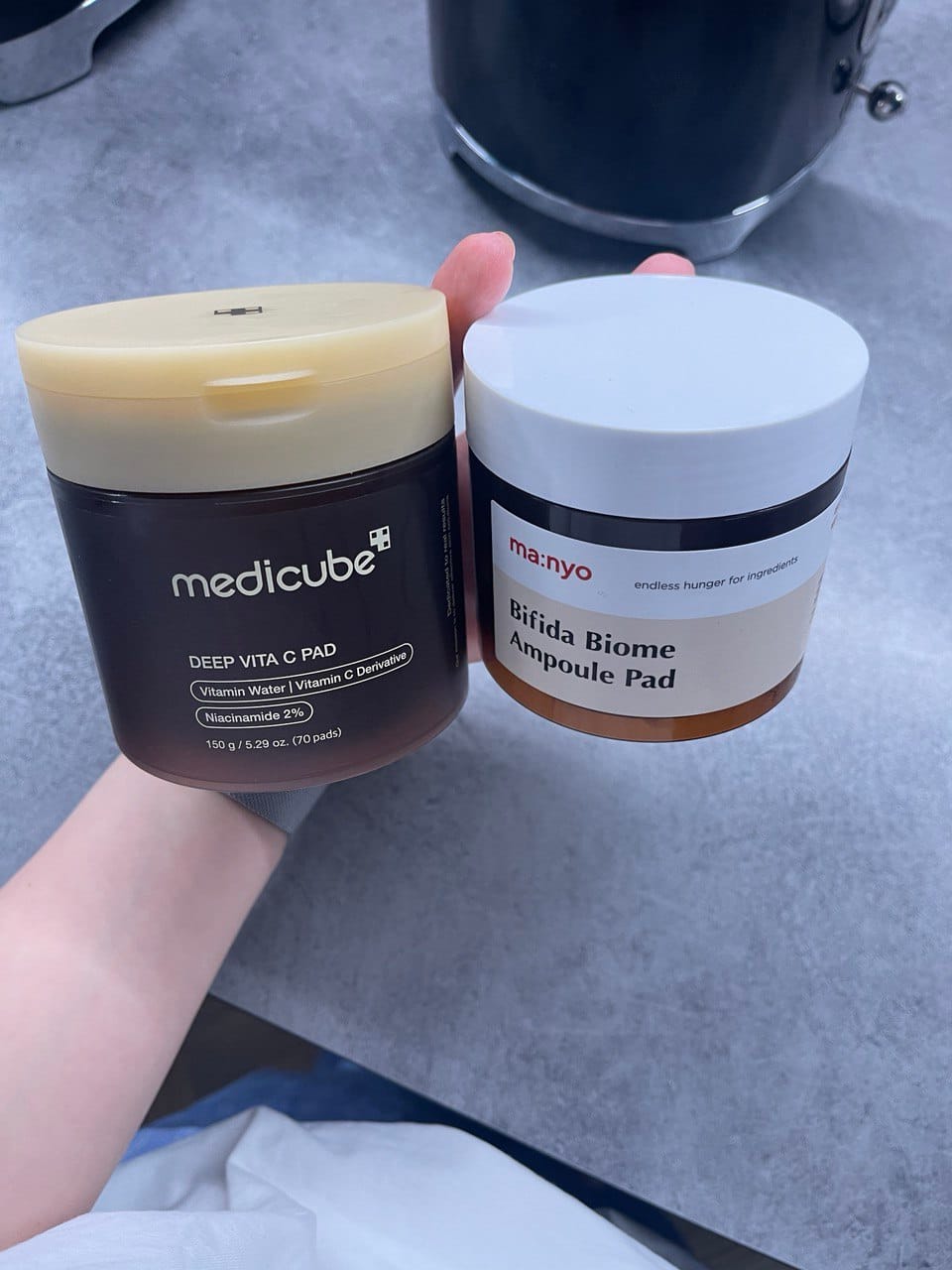 Customer photo review of Mitrinoši spilventiņi ar bifido kompleksu Manyo Bifida Biome Ampoule Pad