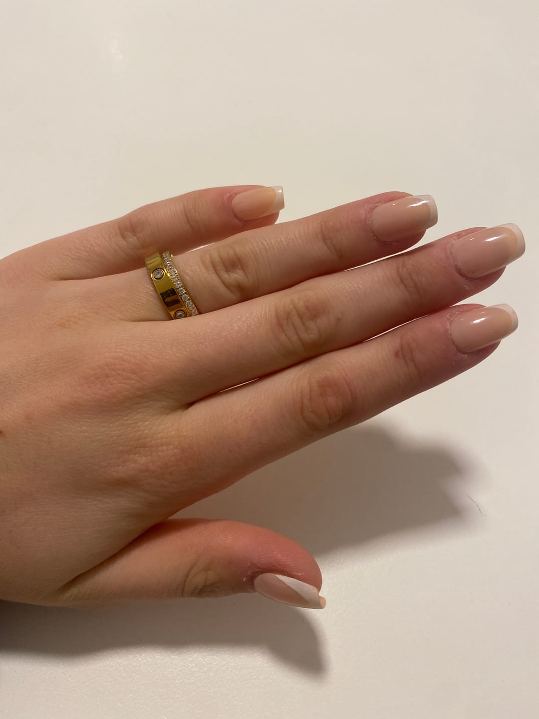 Customer photo review of Shine Ring | 18K vergoldet