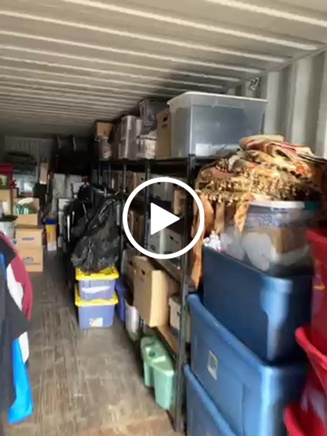Customer video review of Reibii 5-Tier 40" W Metal Shelving for Garage, 2500lbs Heavy Duty Storage Shelves, Adjustable Shelf for Closet, Warehouse, Commercial