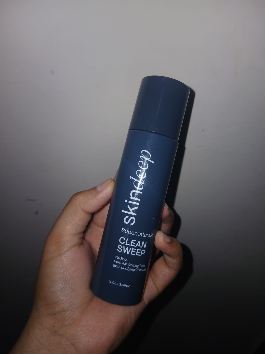 Customer photo review of CLEAN SWEEP - 2% BHA Pore-Minimizing Toner (w/ purifying Charcoal)