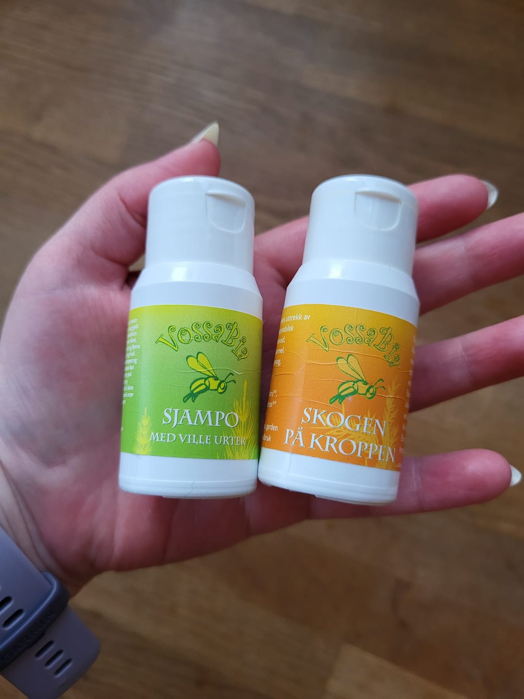 Customer photo review of Reisesett (urtesjampo og skogsåpe á 25ml)