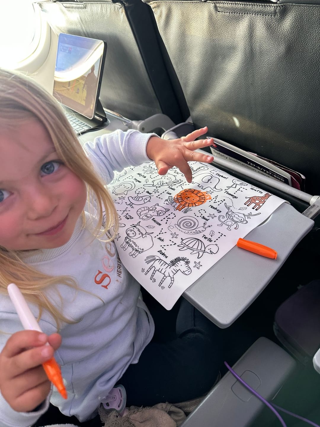 Customer photo review of Into the Wild Classic Colouring & Doodle Mat