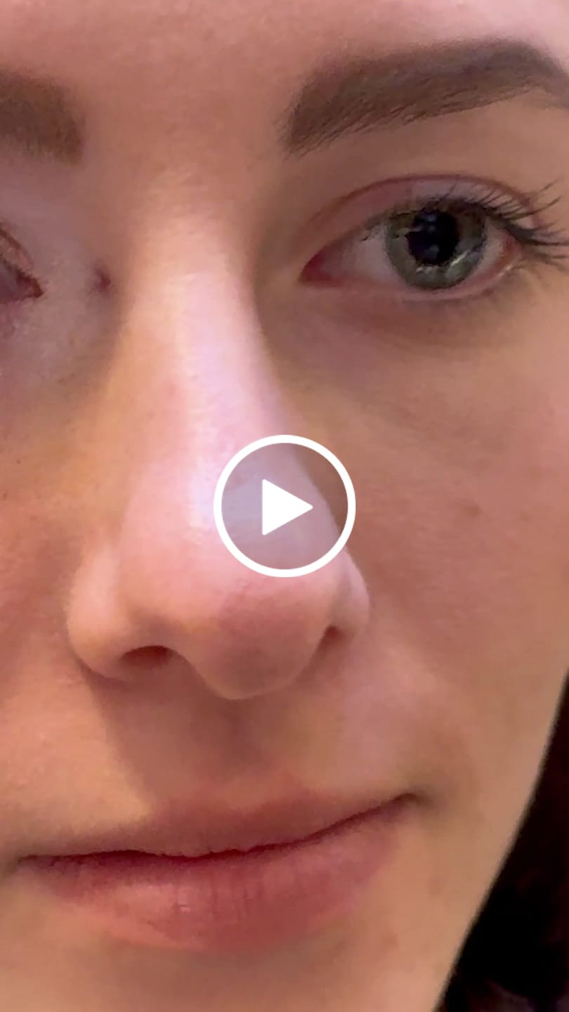 Customer video review of Multichrome Holographic Liquid Glitter Eyeshadow - Inferno