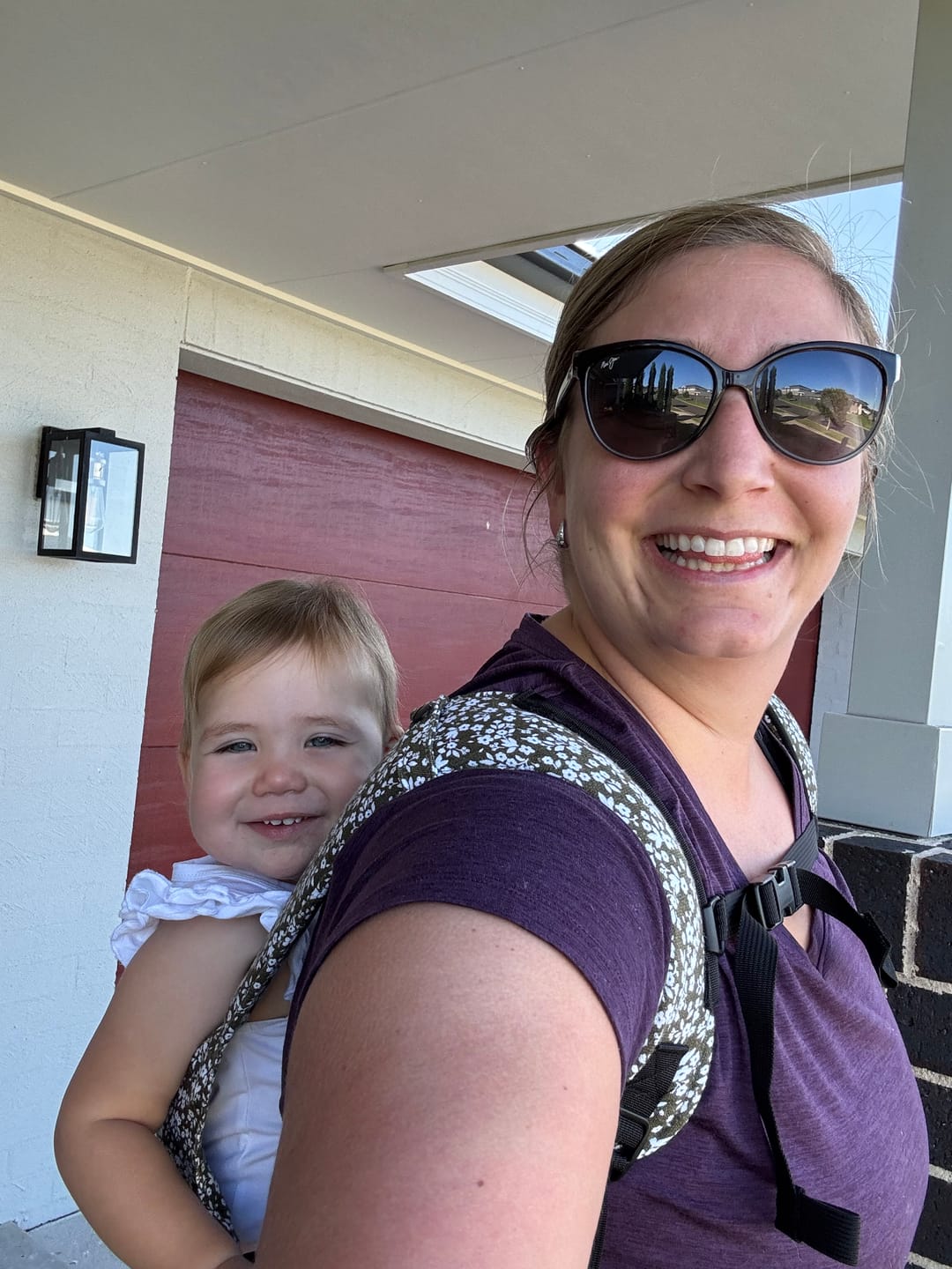 Customer photo review of Happy Toddler Carrier