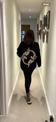 Customer photo review of The Pisces (Lucky Fish) Jumper