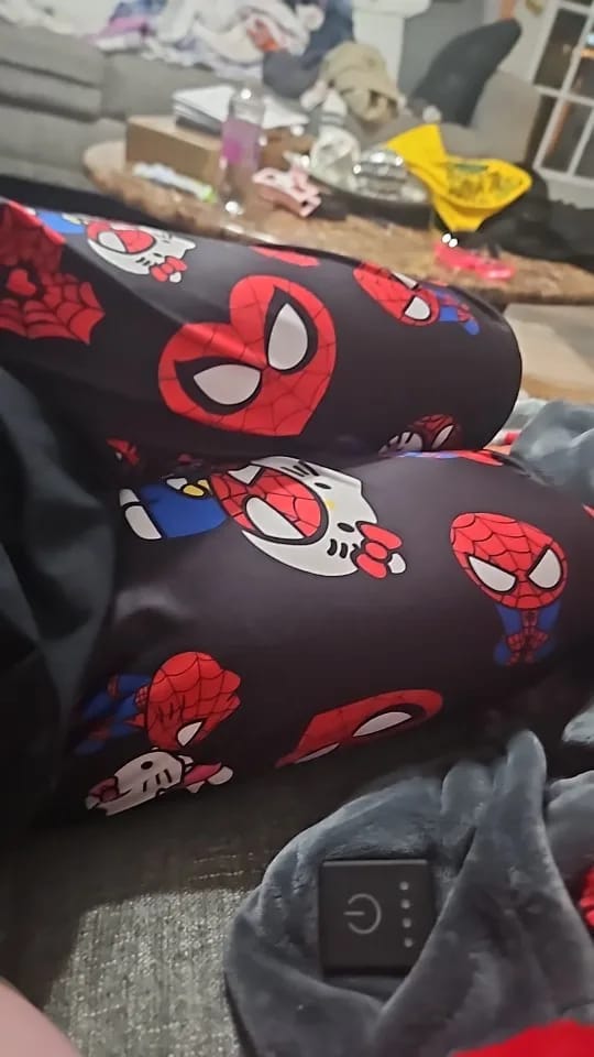 Customer photo review of Hello Spidey Pajama Pants