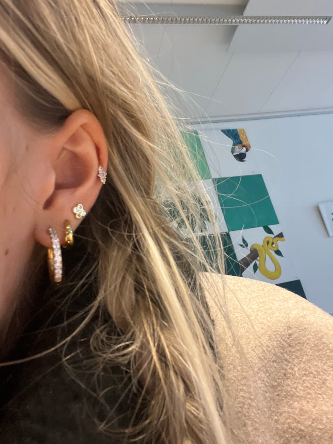 Customer photo review of Kate Ohrringe | 18K vergoldet