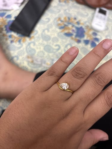 Customer photo review of LOLITA RING - 18K GOLD PLATED