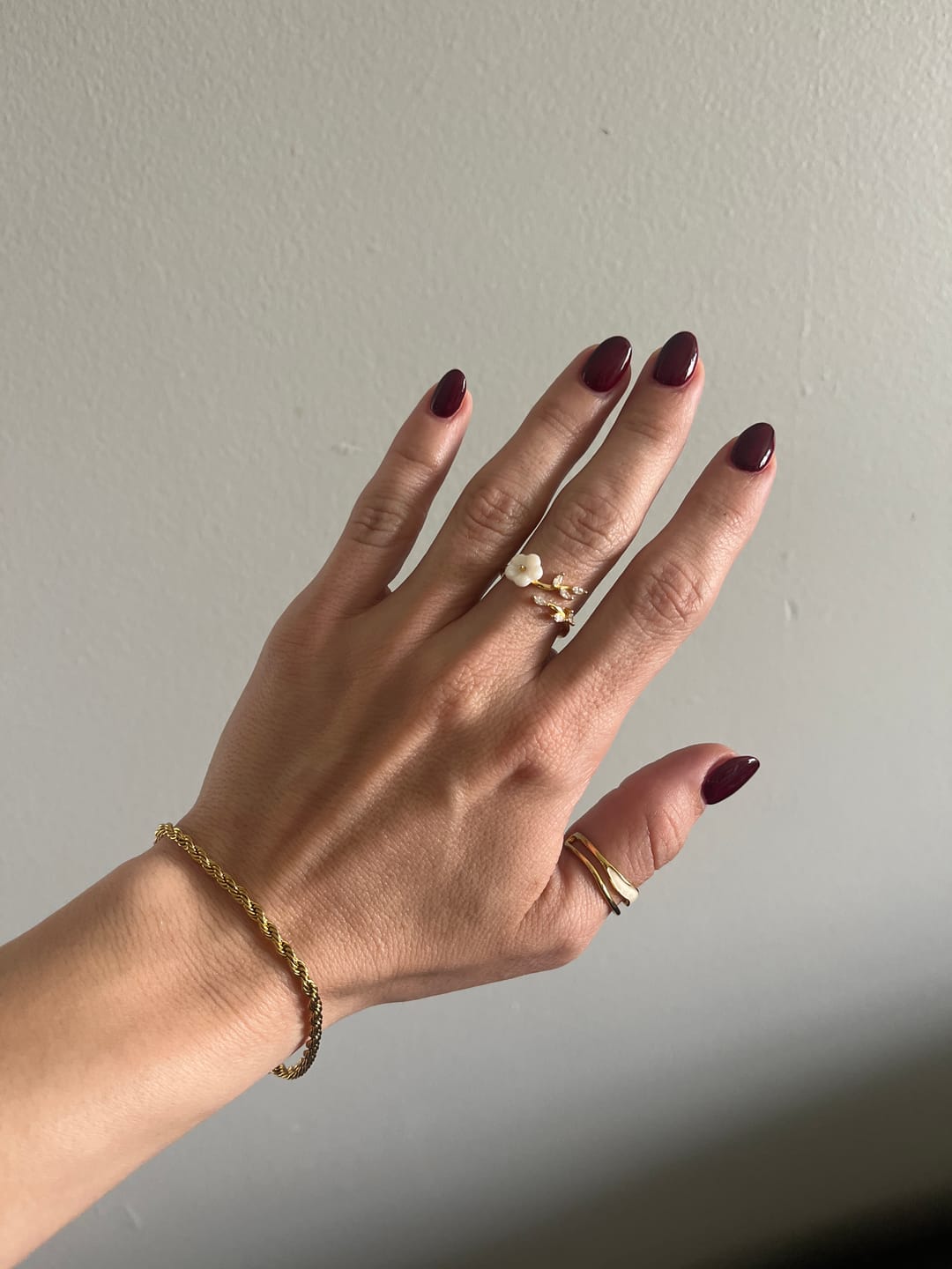 Customer photo review of Twisted 18K Gold Bracelet