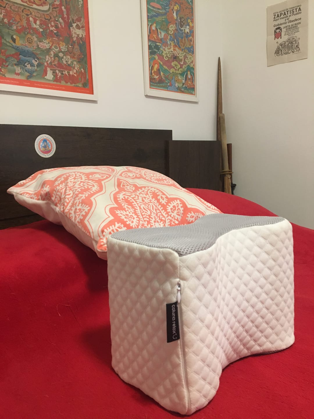 Customer photo review of Travesseiro Apoio de Joelhos Coluna Relax® :)