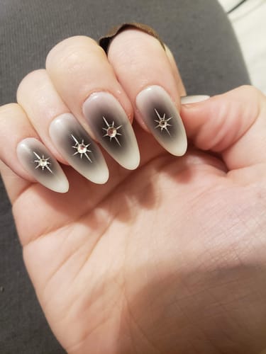 Customer photo review of Supernova Press On Nails (24PC)