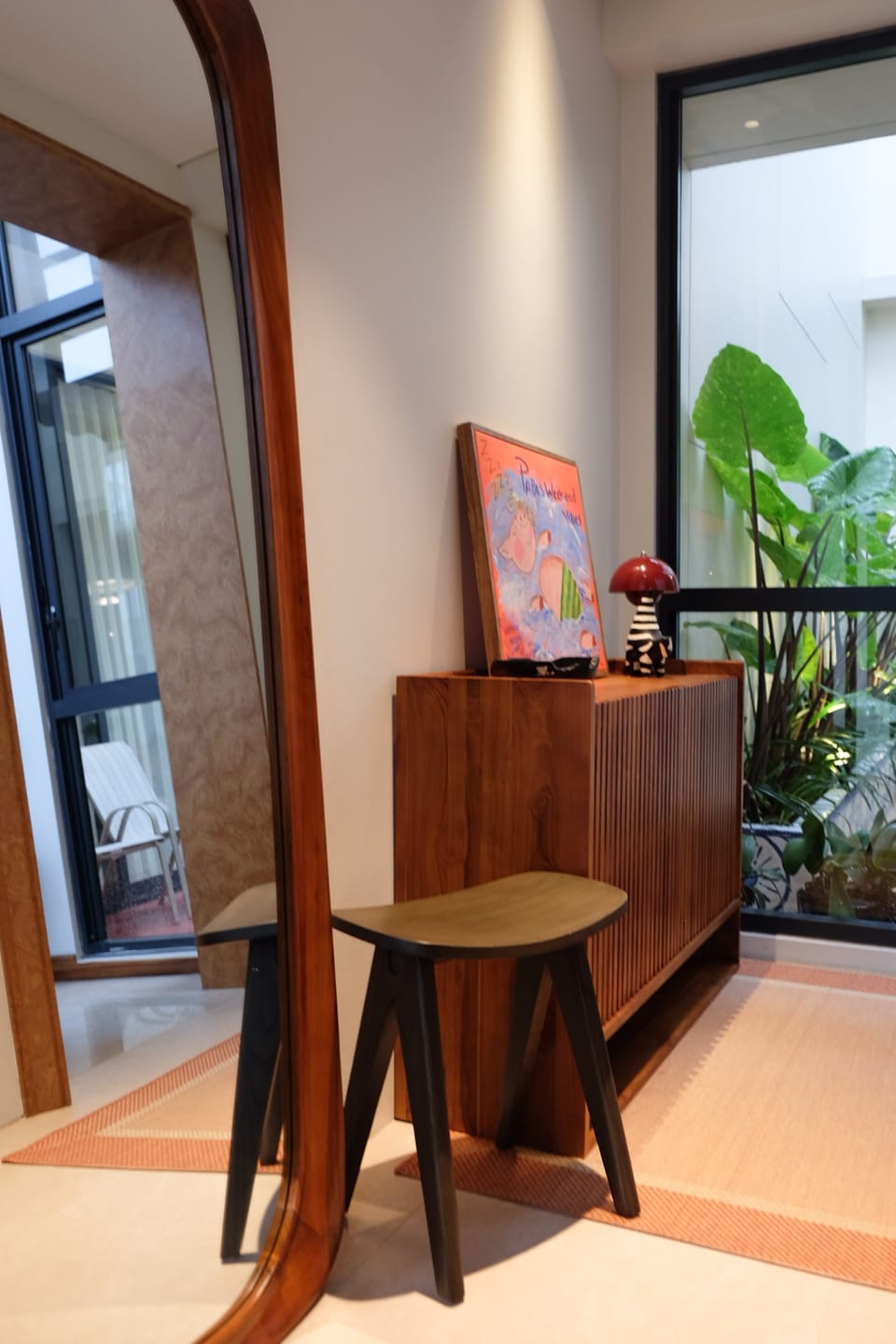 Customer photo review of Custom-Made | Medium Size Teak Shoe Cabinet