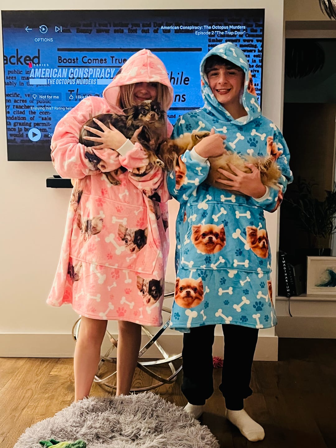 Customer photo review of Custom Dog Hoodie
