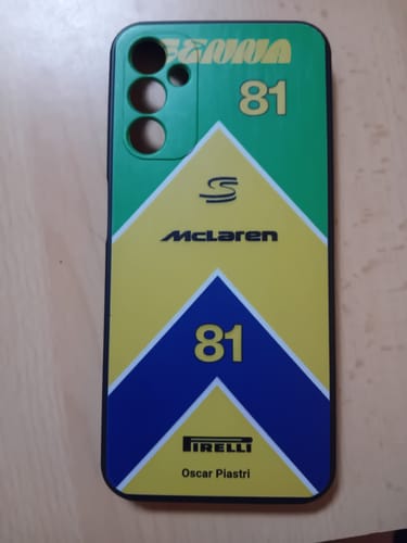 Kundenbewertung mit Foto zu McL F1 Senna Monaco 2024 Livery - Individuelle Handyhülle für Samsung