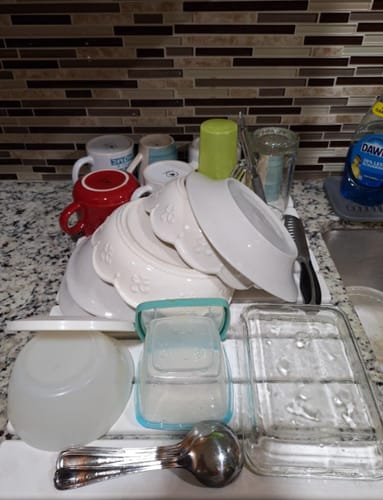 Customer photo review of Stone Dish Drying Mat